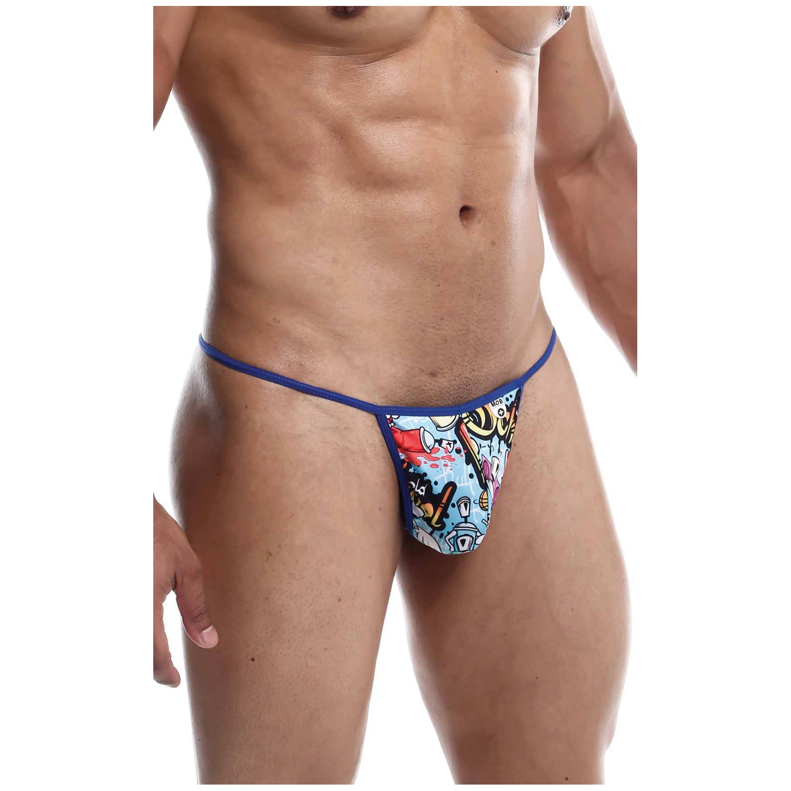 Tanga Hipster Sinful de Male Basics Estampado Azul SM