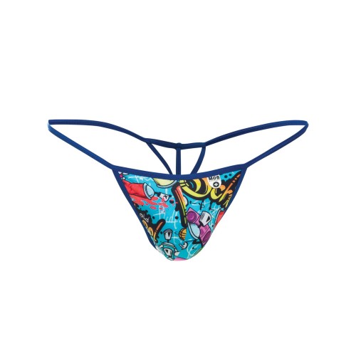 Tanga Hipster Sinful de Male Basics Estampado Azul SM