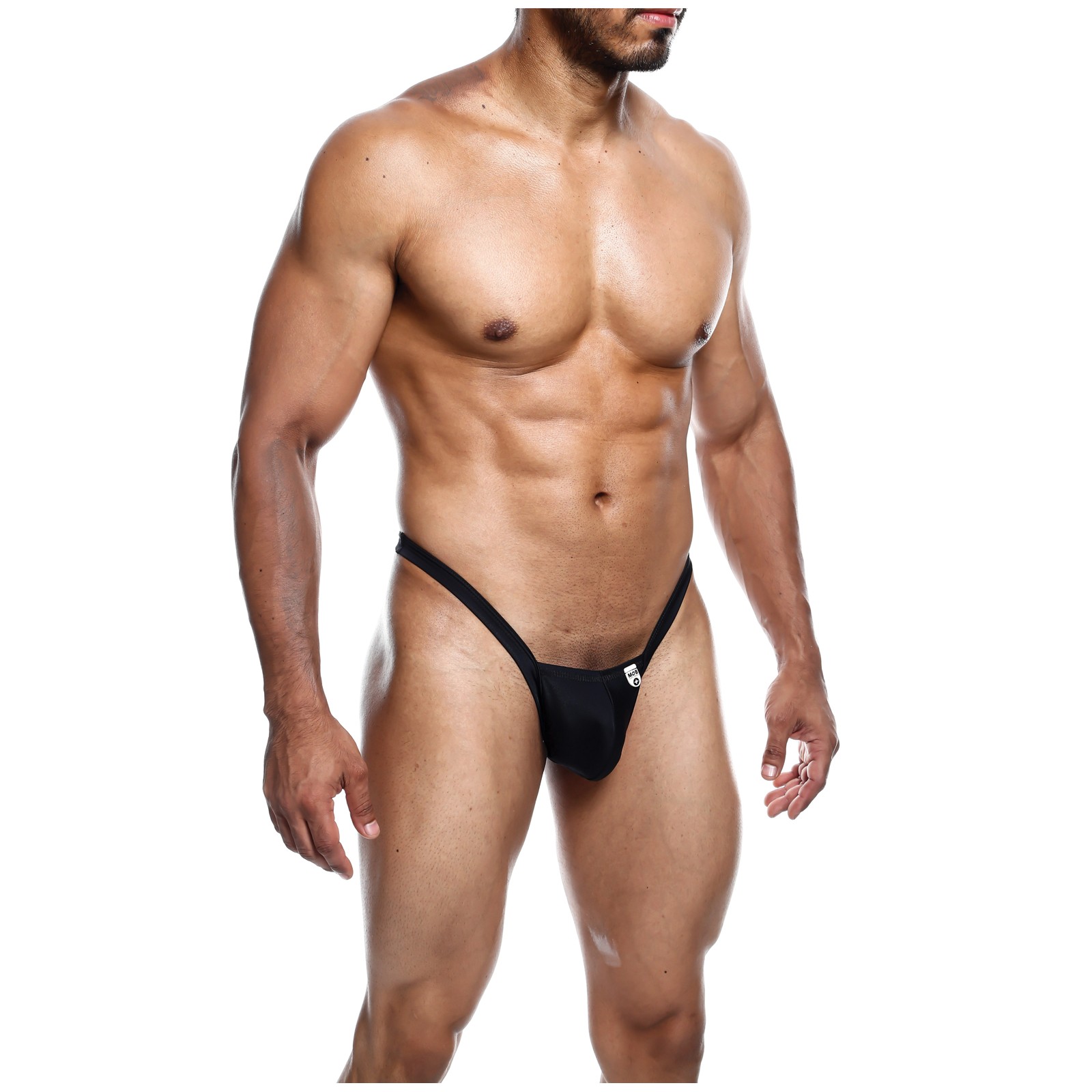 Male Basics Y Buns Thong - Black LG for Bold Looks