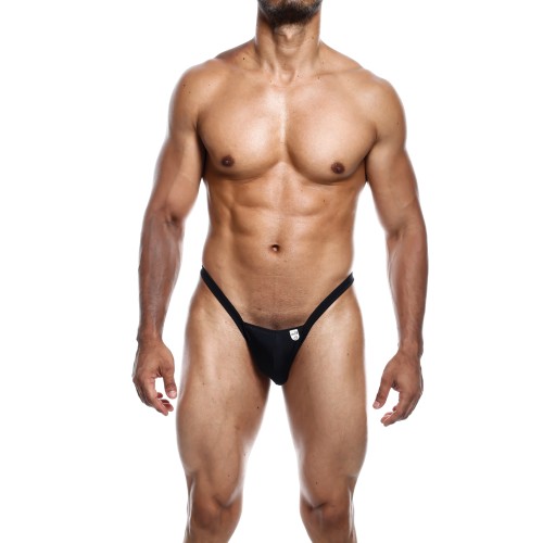 Male Basics Y Buns Thong - Black LG for Bold Looks