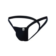 Male Basics Y Buns Thong - Black LG for Bold Looks