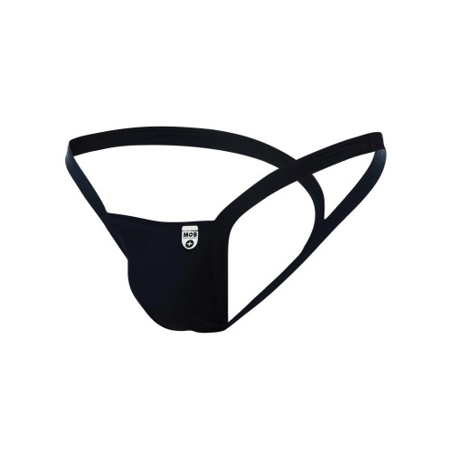 Male Basics Y Buns Thong Black - SM