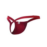 Male Basics Y Buns Thong Red MD