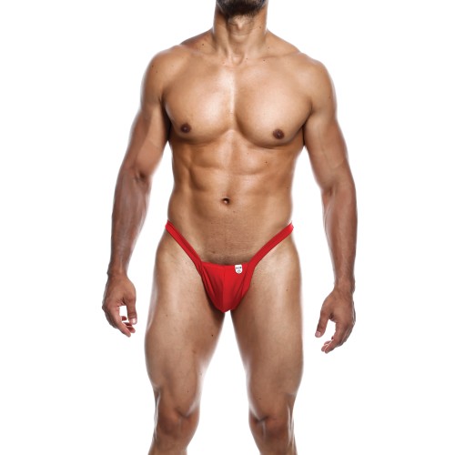 Thong Y Buns de Male Basics - Diseño Audaz Rojo XL