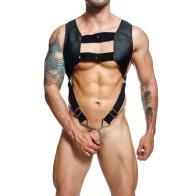 Dngeon Croptop Harness Cockring Black