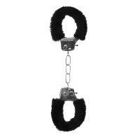 Beginner's Furry Hand Cuffs for Playful Exploration