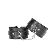 Shots Ouch Plush Bonded Leather Ankle Cuffs - Comfortable Restraint