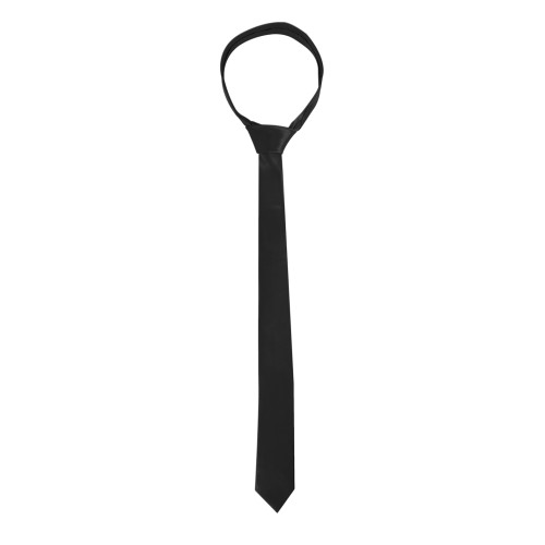 Shots Ouch Black & White Satin Bondage Tie