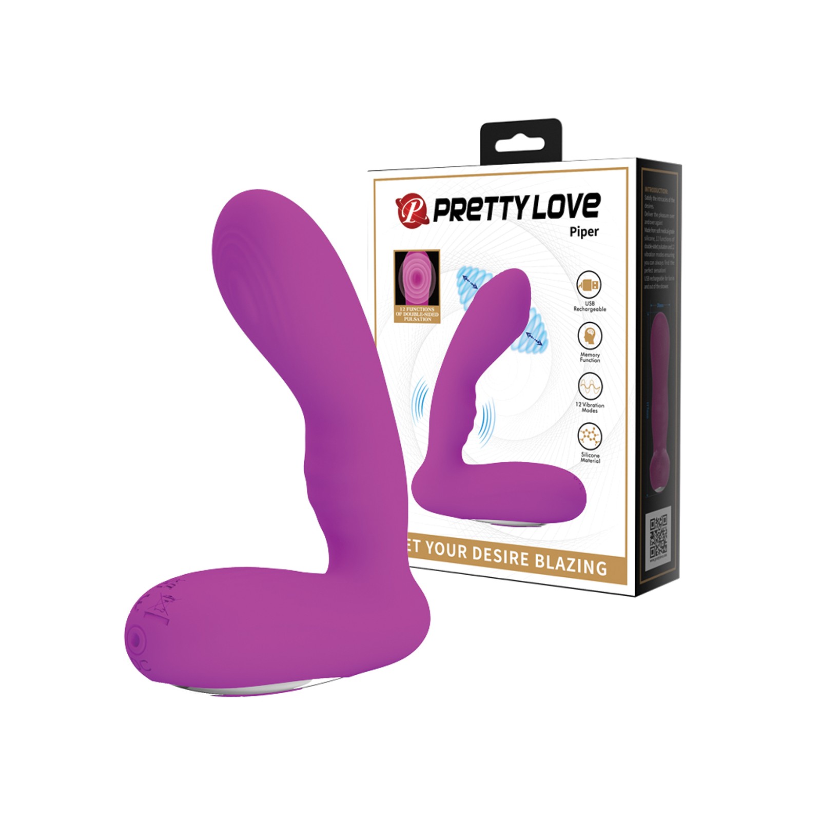 Pretty Love Piper Vibrator for Prostate Pleasure