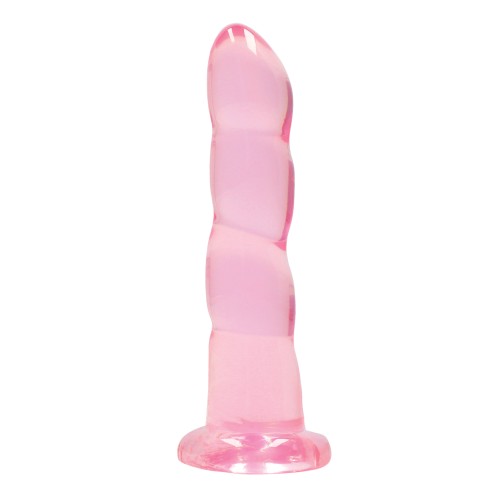 Dildo Shots RealRock 7" Transparente - Placer Supremo