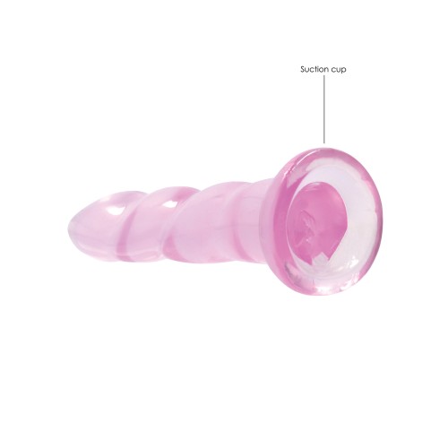 Dildo Shots RealRock 7" Transparente - Placer Supremo