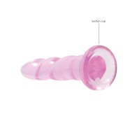 Dildo Shots RealRock 7" Transparente - Placer Supremo