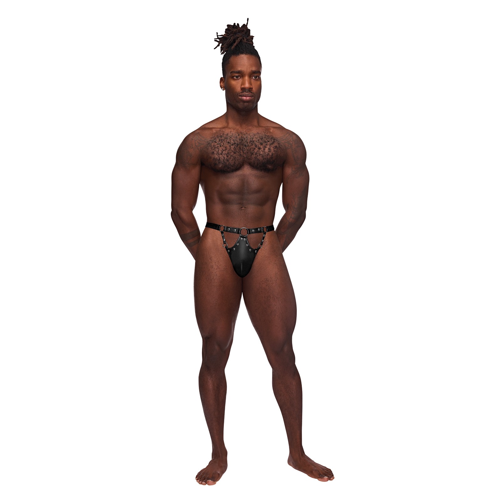 Fetish Jouster G-String Black S/M