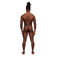 Fetish Jouster G-String Black S/M