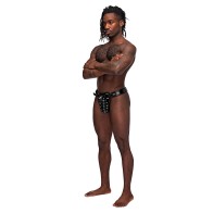 Leather Taurus Adjustable Buckle Thong for Men