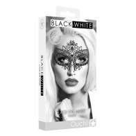 Shots Ouch Lace Eye Mask Black Queen