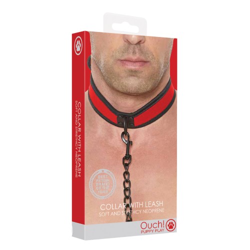 Shots Ouch Puppy Play Collar and Leash