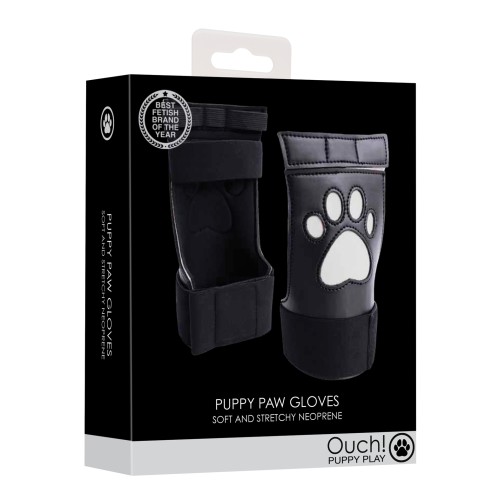 Shots Ouch Puppy Play Gloves White