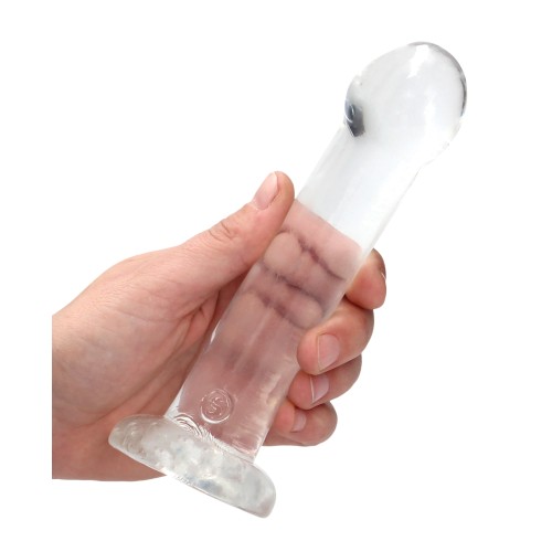 Shots RealRock Crystal Clear 7" Dildo Transparent