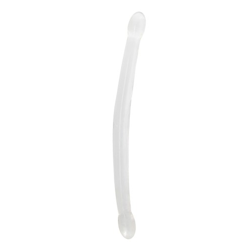 Crystal Clear Double Dildo for Couples