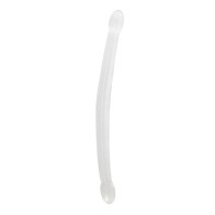 Dildo Doble Crystal Clear para Parejas