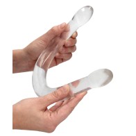 Dildo Doble Crystal Clear para Parejas