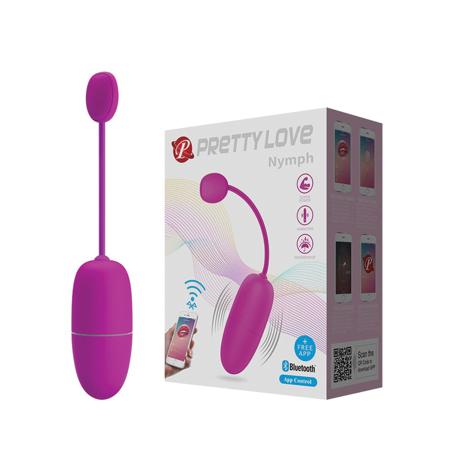 Huevo Vibrador Controlado por App Pretty Love Nymph