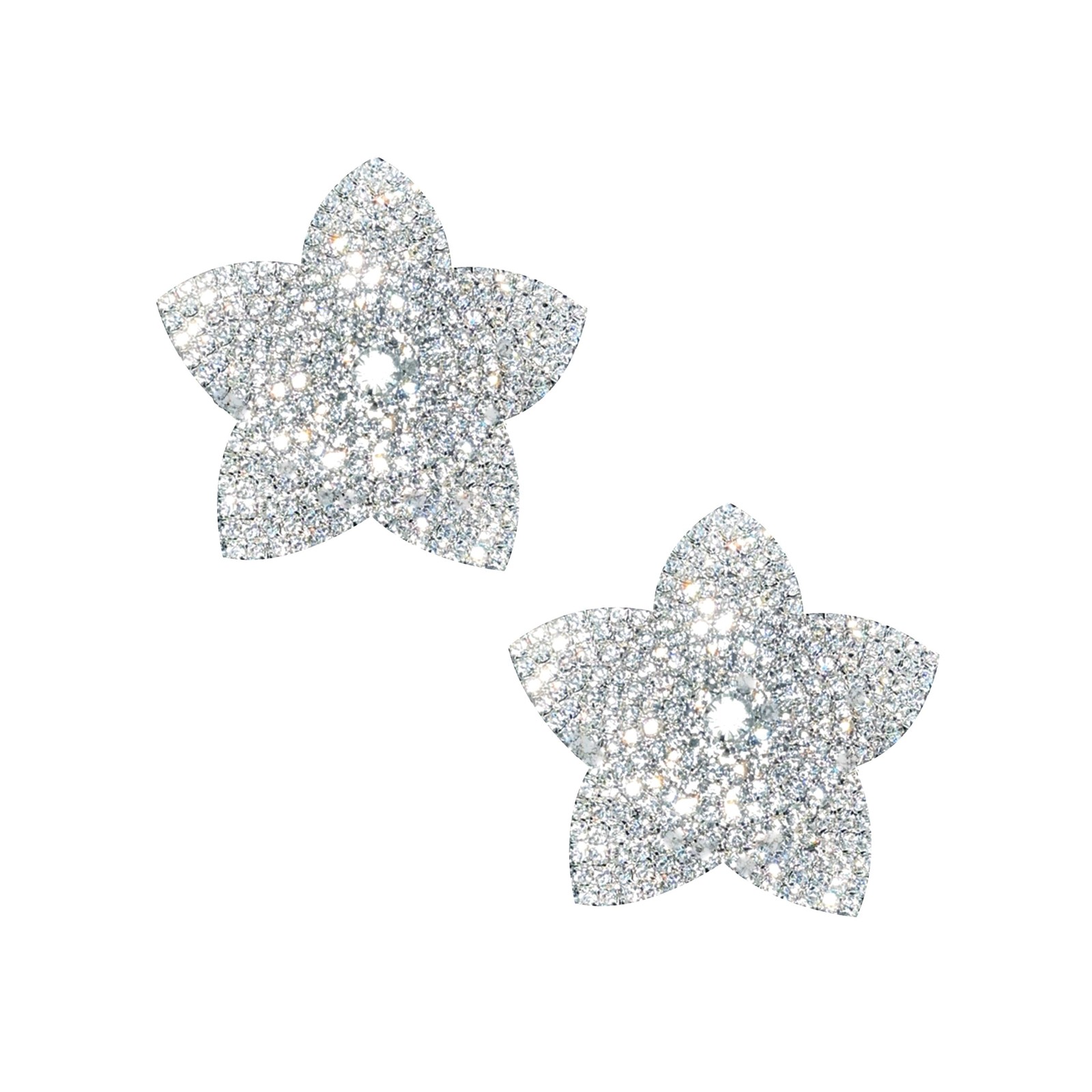 Neva Nude Burstin Blooms Crystal Jewel Nipple Pasties for Dazzling Style