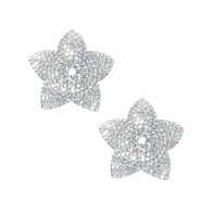 Neva Nude Pasties de Nipple Crystal Jewel Burstin Blooms para Estilo Deslumbrante