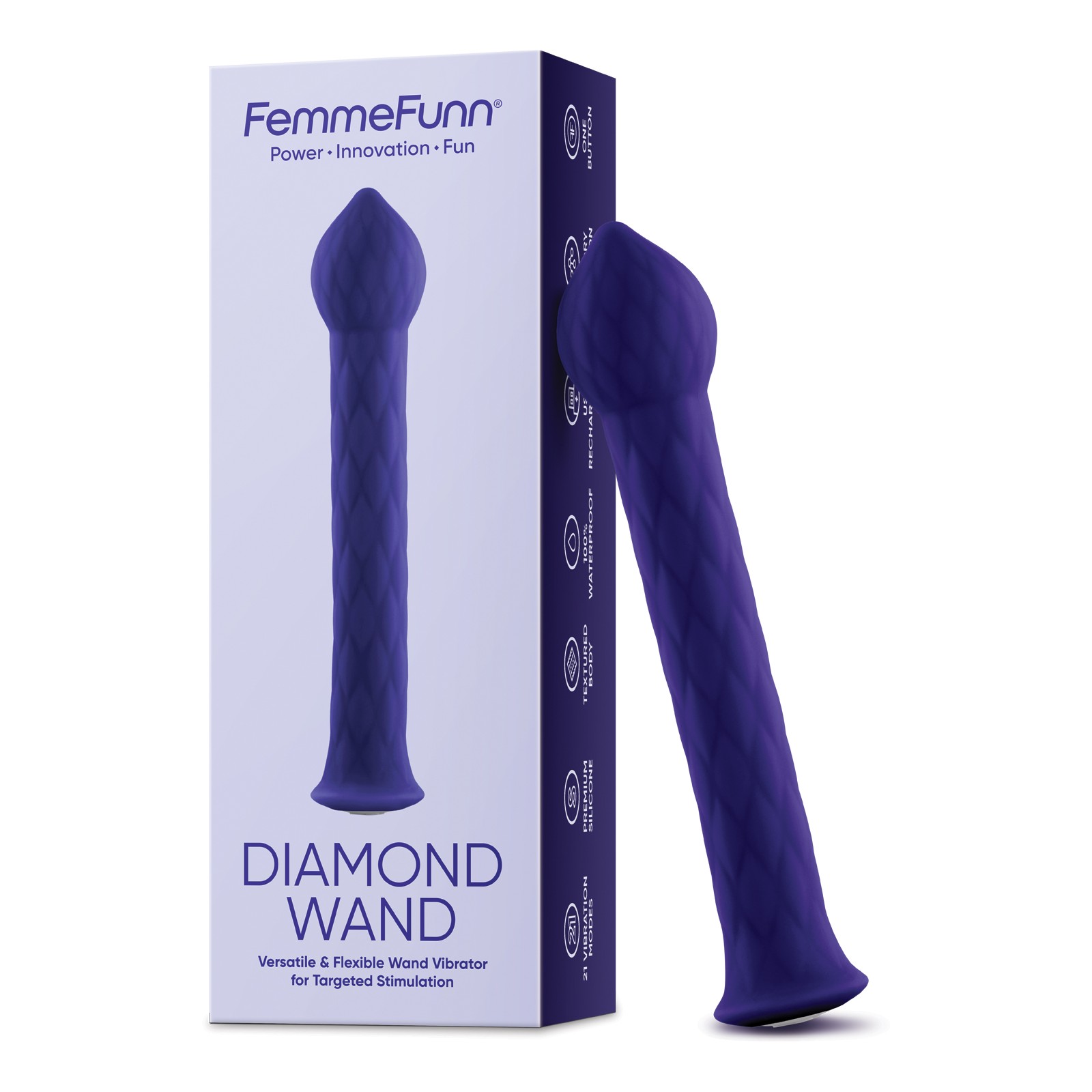 Varita Femme Funn Diamond Púrpura Oscuro