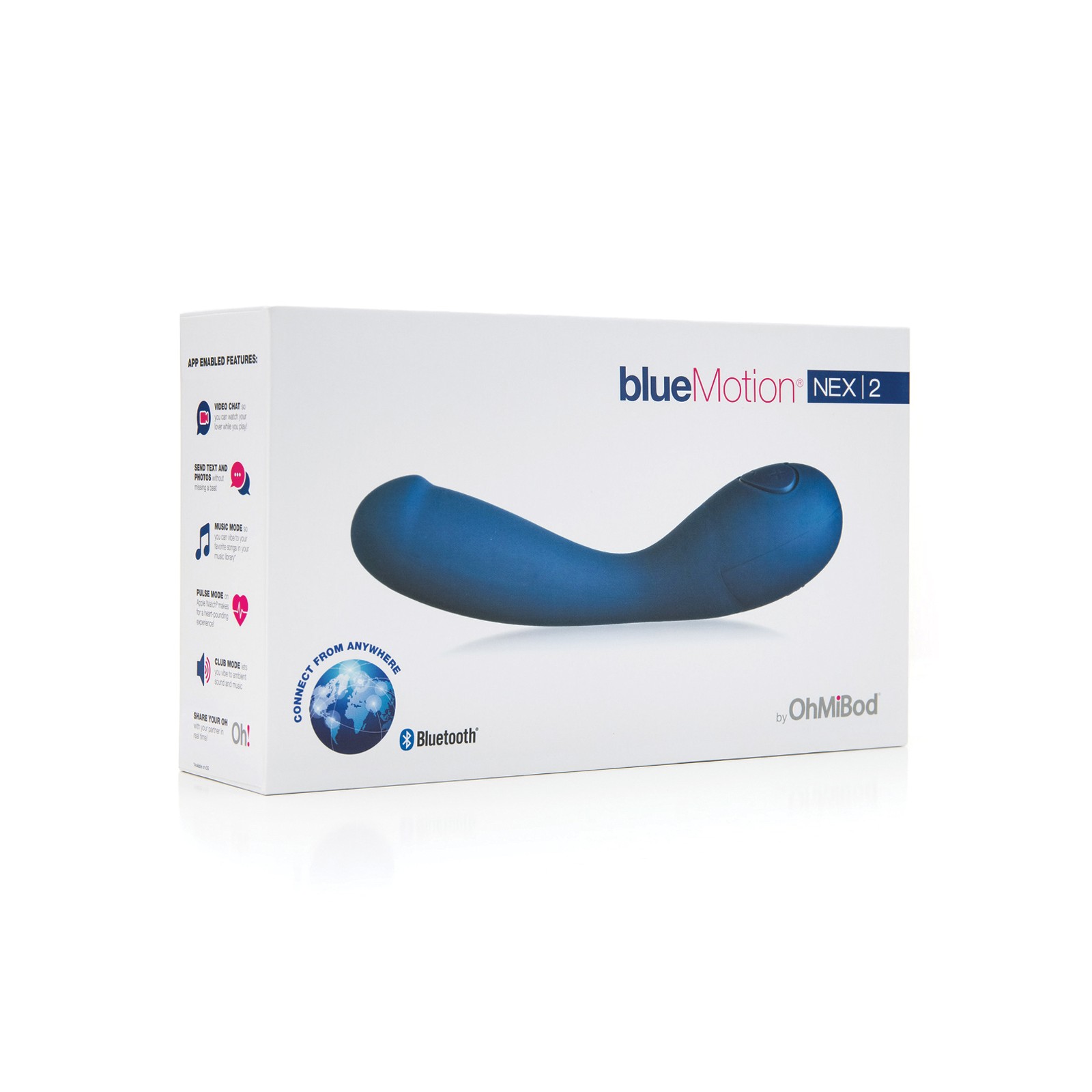 OhMiBod Blue Motion Nex 2 App-Controlled Vibrator