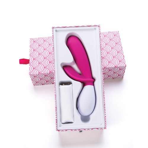 Vibrador Dual Stimulation OhMiBod Lovelife Snuggle - Rosa