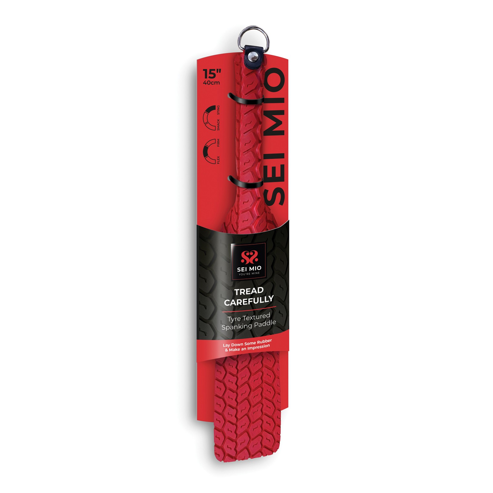 Sei Mio Tyre Paddle Large - Red