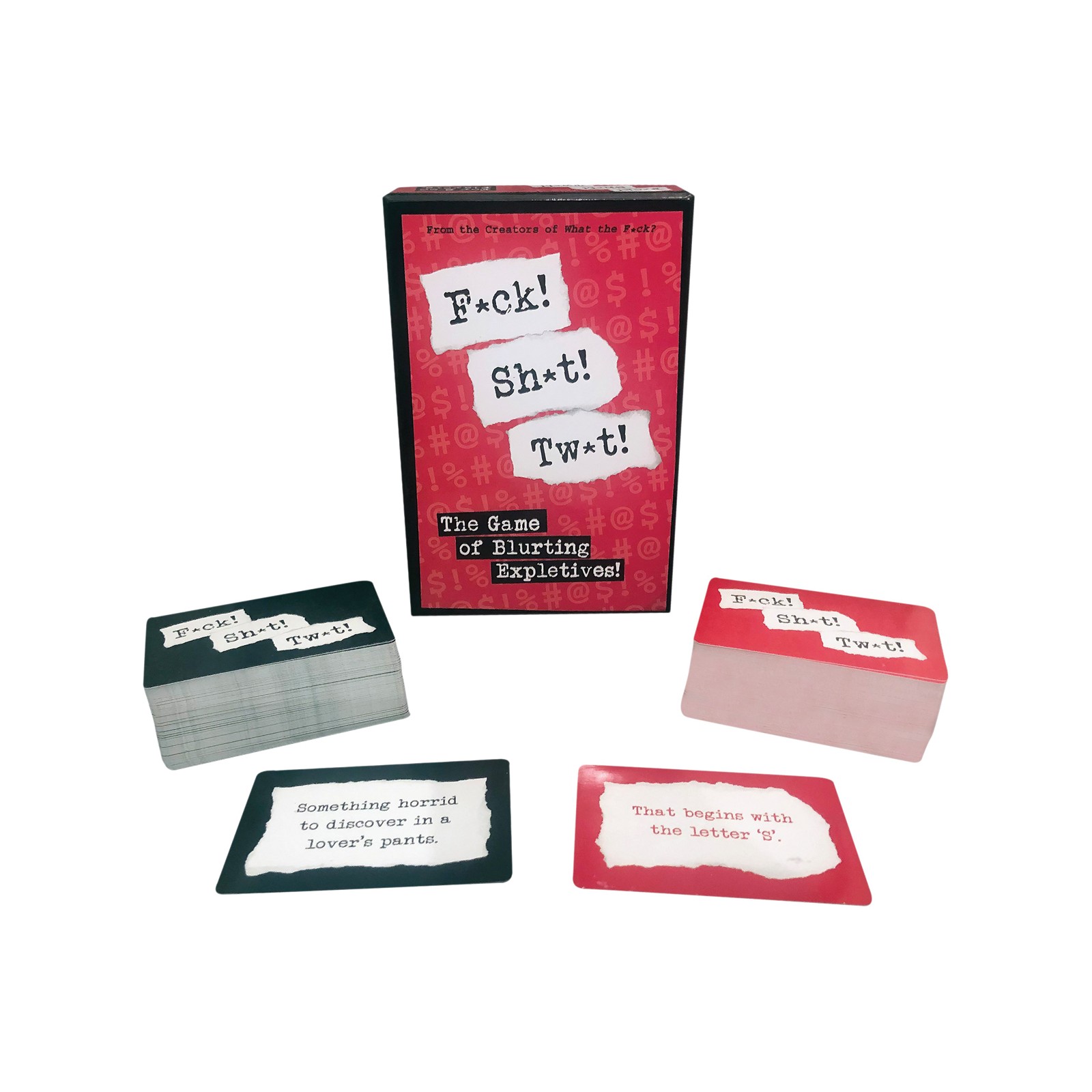 Juego de Cartas F*ck! Sh*t! Tw*t! Divertido