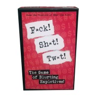 Juego de Cartas F*ck! Sh*t! Tw*t! Divertido