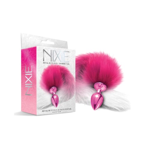 Nixie Faux Fur Tail Butt Plug for Playful Adventures