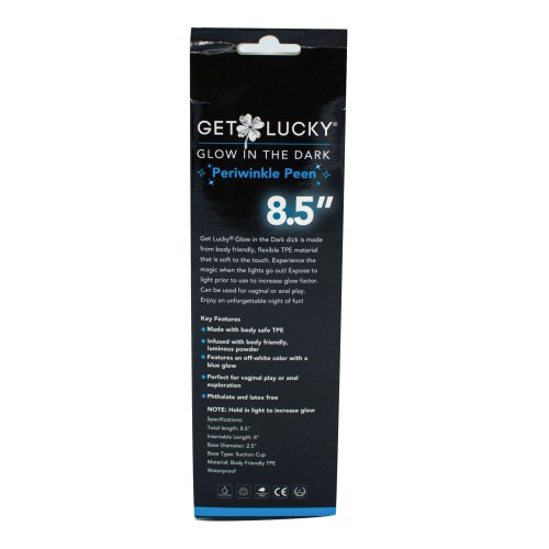 Get Lucky Dildo que Brilla en la Oscuridad para Noches Divertidas