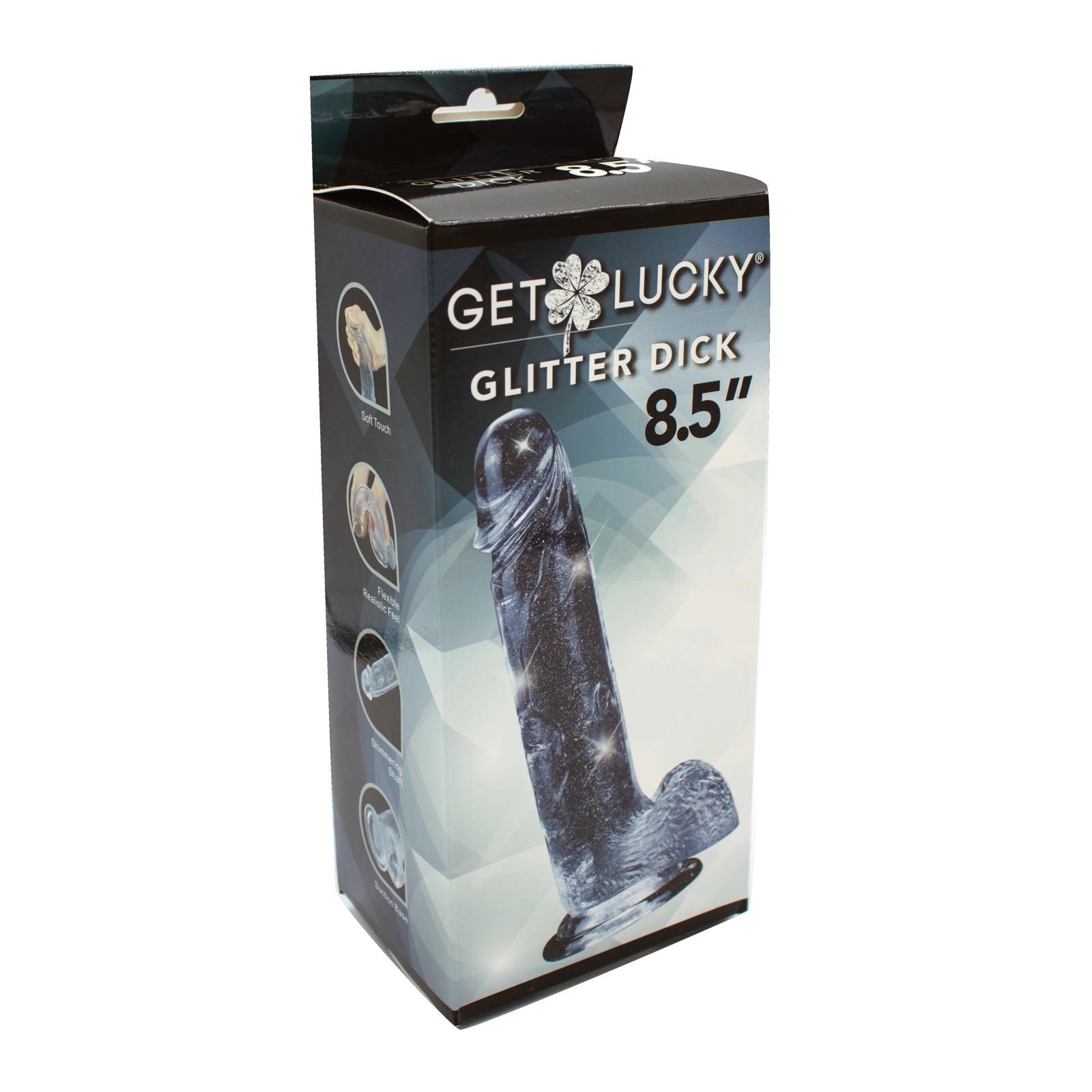 Get Lucky 8.5 Pene Glitter Real Skin Claro