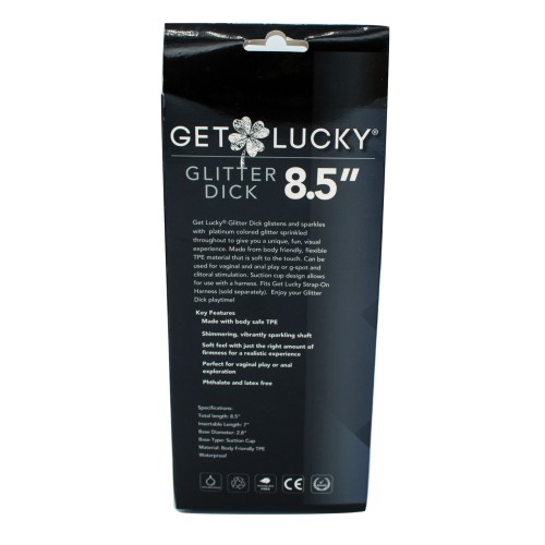 Get Lucky 8.5 Pene Glitter Real Skin Claro