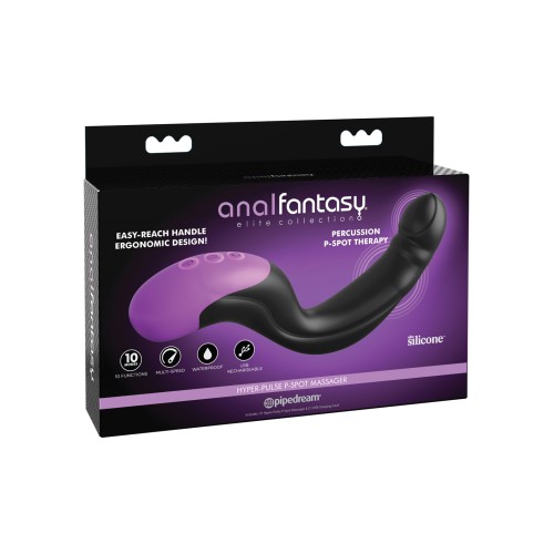 Anal Fantasy Elite Hyper Pulse Masajeador P-Spot Negro