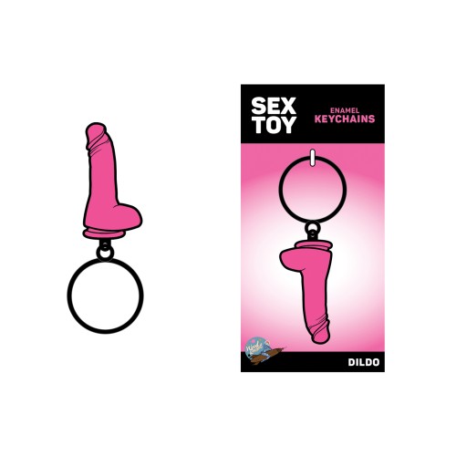 Wood Rocket Dildo Keychain - Fun Novelty Accessory