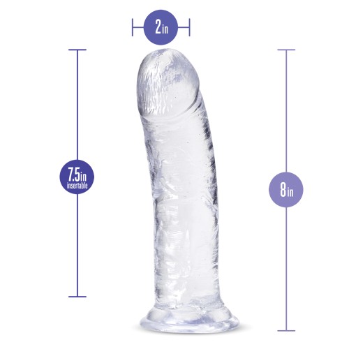 Dildo Blush B Yours Plus 8" Roar n Ride Transparente