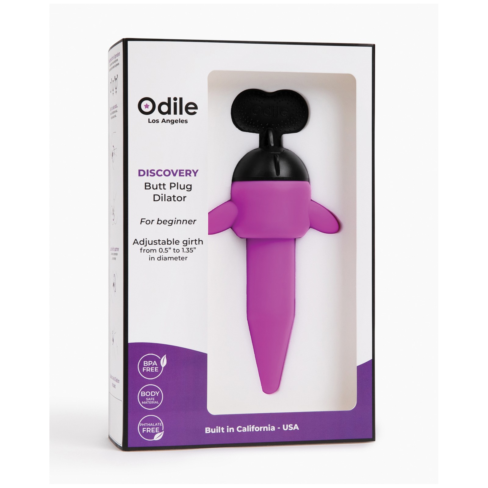 Dilador Butt Plug Tapered Odile para Principiantes