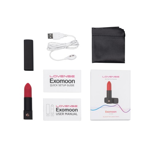 Lovense Exomoon Bluetooth Secret Lipstick Vibrator