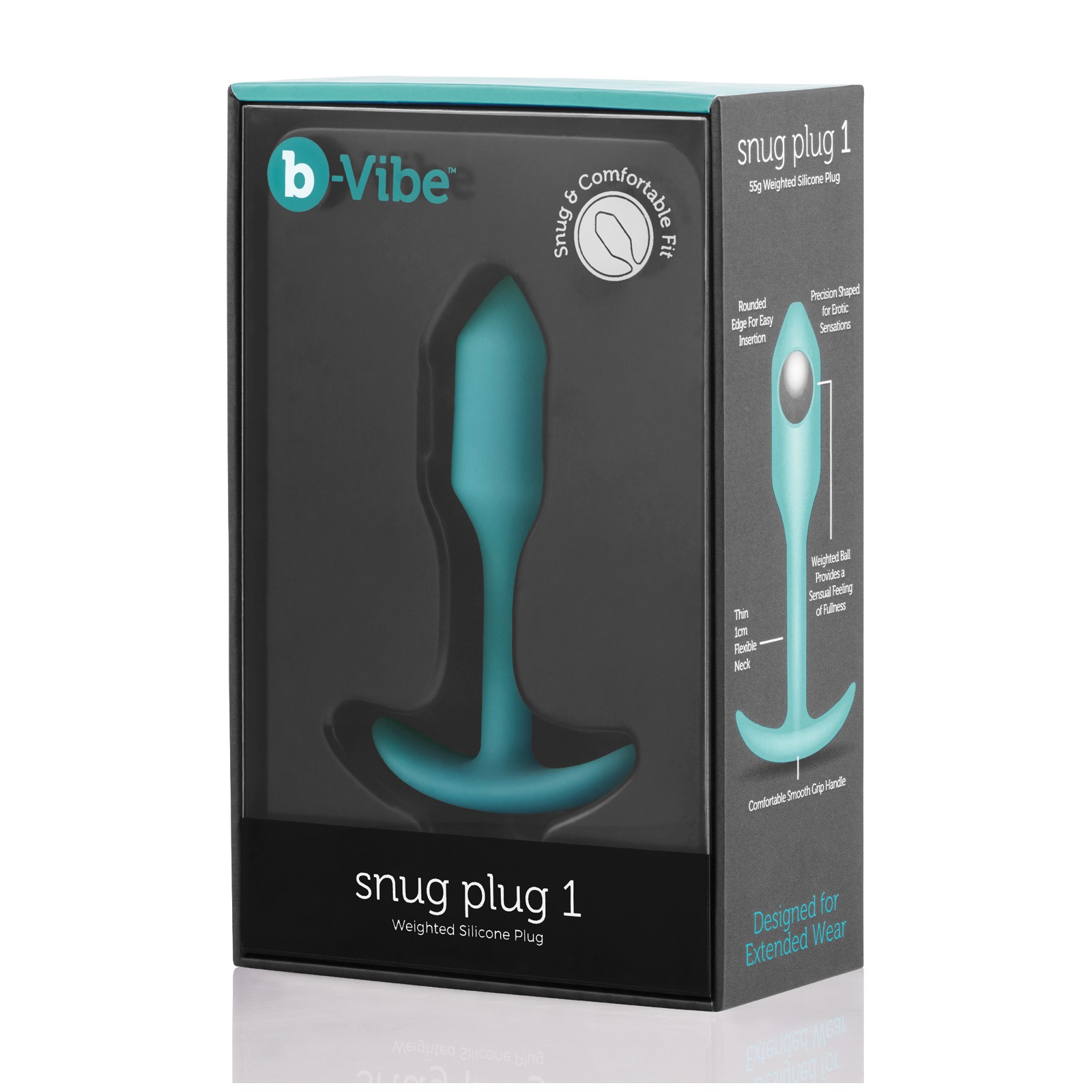 b-Vibe Weighted Snug Plug for Enhanced Pleasure