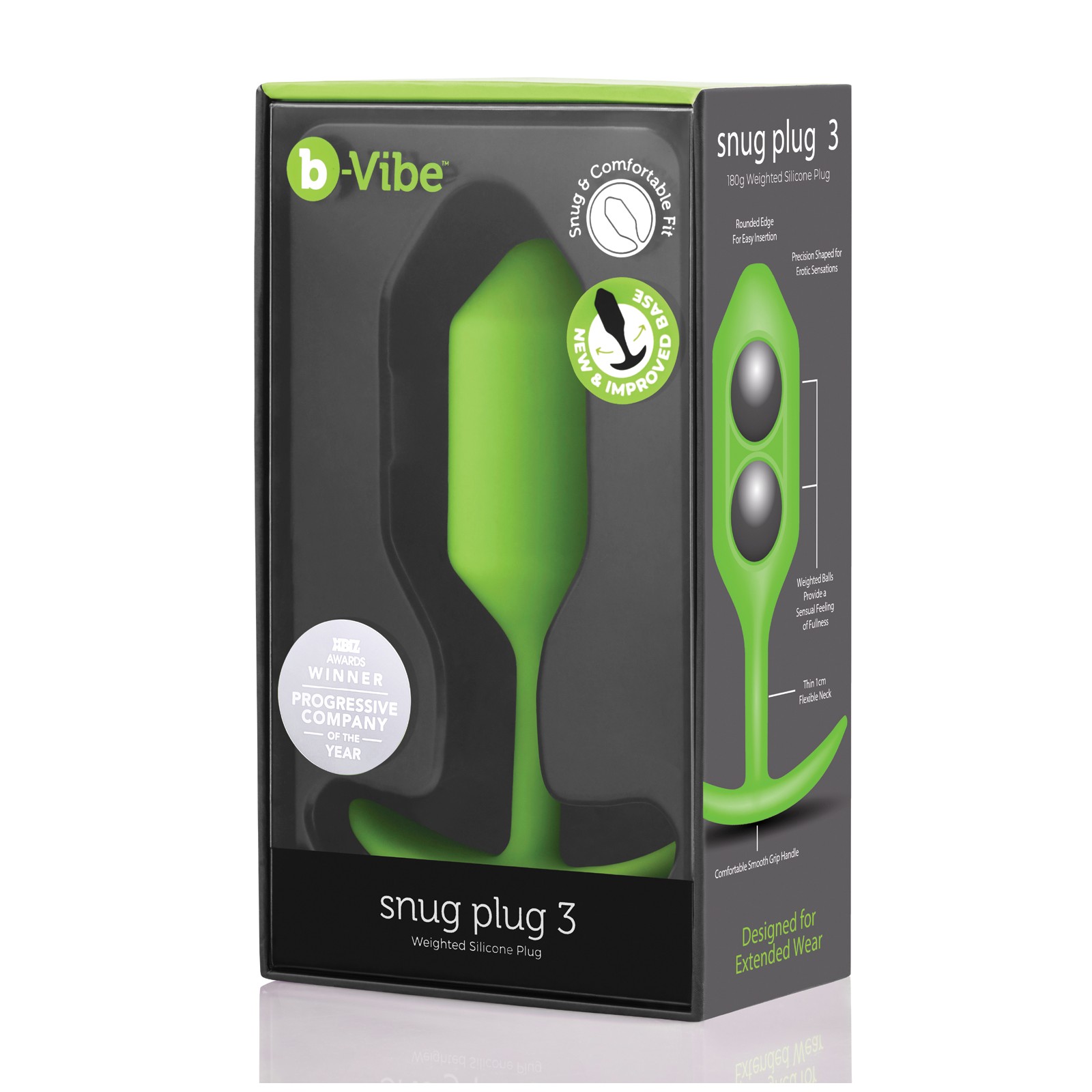 b-Vibe Snug Plug 3 Pesado Lima