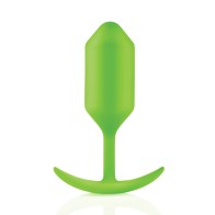 b-Vibe Weighted Snug Plug 3 Lime