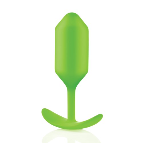 b-Vibe Weighted Snug Plug 3 Lime