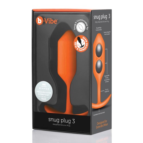 b-Vibe Snug Plug 3 con Peso