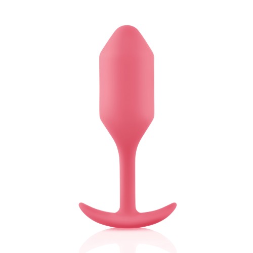 Plug Anal con Peso b-Vibe Snug 2 114 g Coral